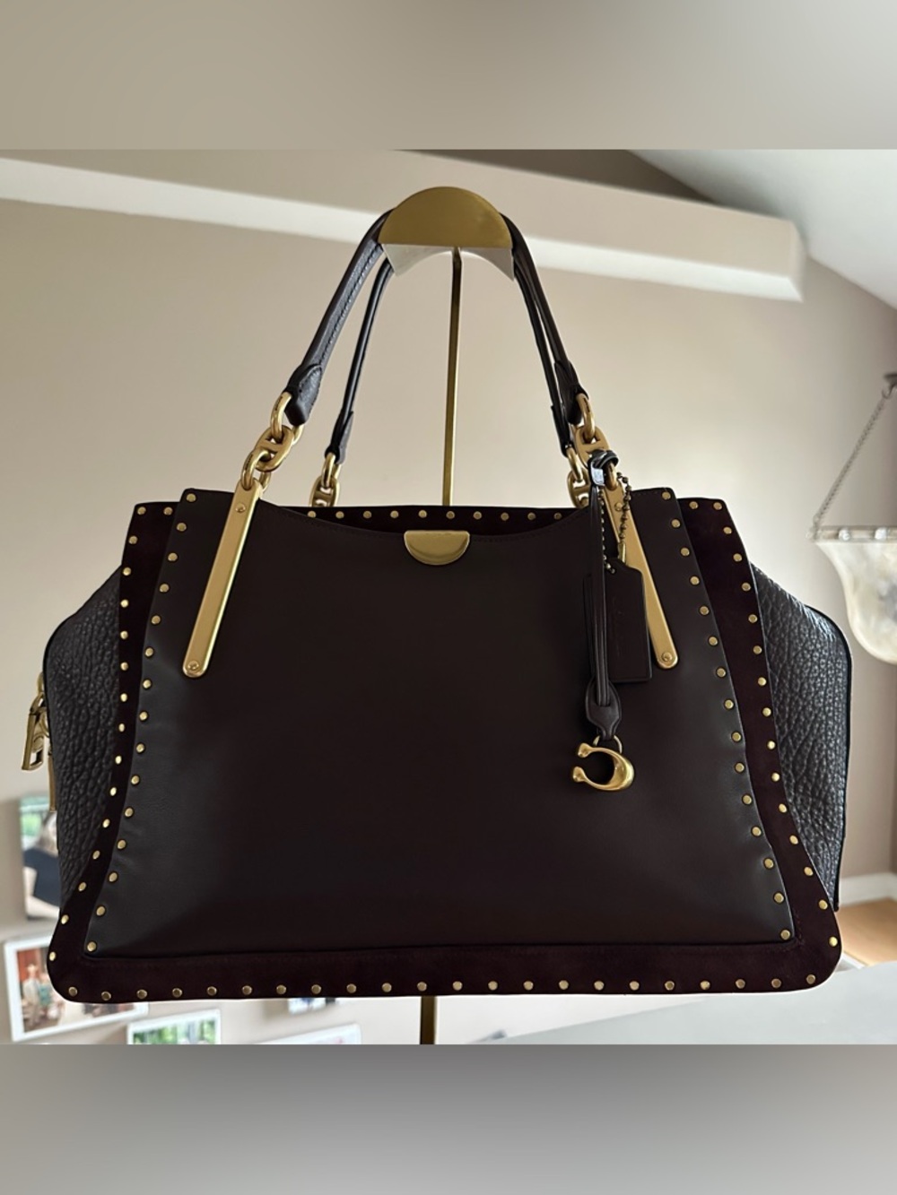 Coach Dreamer 36 with rivets in Oxblood - Picture 14 of 15